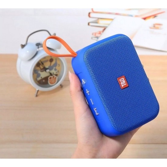 COLUNA PORTABLE SEM FIO BLUETOOTH TG506 AZUL